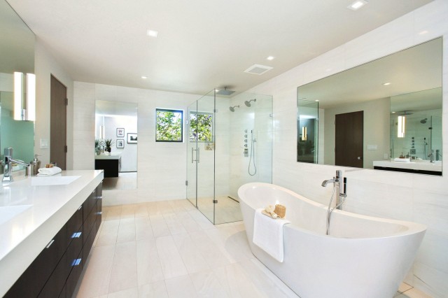 California Shower Bathroom Remodel