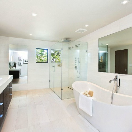 California Shower Bathroom Remodel