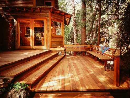 Redwood Decking