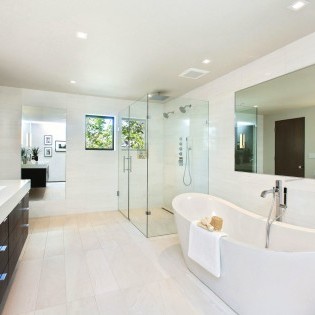 California Shower Door Bathroom Design photo