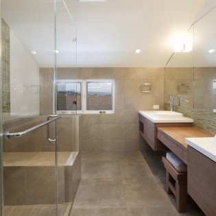 California Shower Door Bathroom Remodel photo